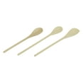 thumbnail image 3 of Natural Hardwood Stirring Spoons Set 10" and 12", Brown, GoodCook, 3-Piece, 3 of 5