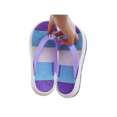 

Gomelly Flip Flops for Women Platform Thong Sandals Summer Slides Slippers Slip On Sandals Non Skid Slide Sandal Ladies Beach Shoes Purple 5.5