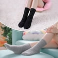 thumbnail image 6 of Dalrosia Womens Fuzzy Socks Cozy Fluffy Winter Cabin Slipper Warm Soft Microfiber Plush Home Sleeping Socks, 6 of 6