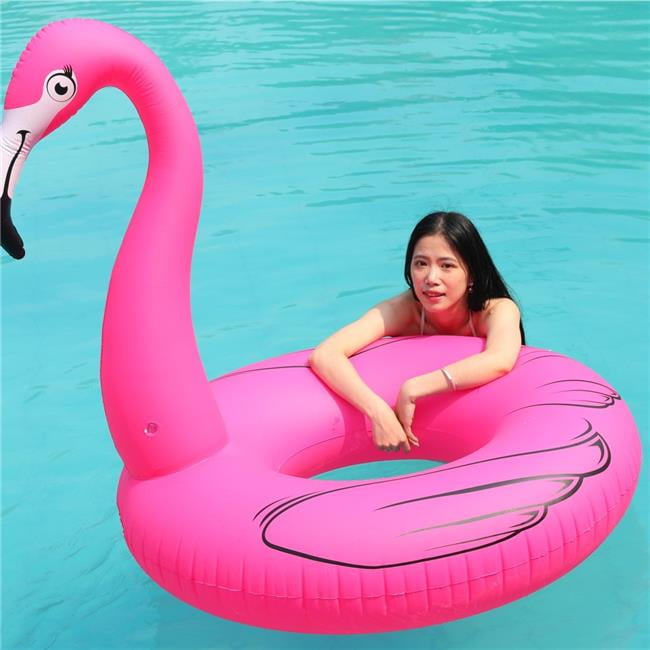 ALEKO IFPF01 Inflatable Flamingo Pool Float Swimming Tube - Walmart.com
