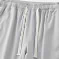 thumbnail image 6 of successthop Wide Leg Sweatpants Men Pants Drawstring Oversized Bottoms Big and Tall Rayon Breathable Workout Clothes L, 6 of 8