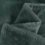 Home Soft Things Faux Fur Throw - Gunmetal - 50 x 60