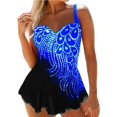 thumbnail image 1 of AmShibel Traje de baño de una pieza entrecruzado para mujer, traje de baño sexy con control de barriga, bikini de entrenamiento de natación calado de malla, 1 of 4