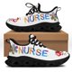 thumbnail image 1 of Venta al por mayor de zapatillas de deporte para mujer, zapatos planos informales con cordones para enfermeras médicas, tenis masculinos de alta calidad, 1 of 6