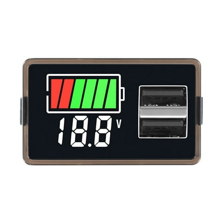 

USB Type-C DC8-30V Car Voltmeter Panel Battery Capacity Indicator Power Tester
