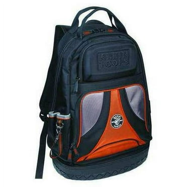 Klein Tools Tradesman Pro Tool Bag Backpack, 39 Pockets, Black, 14-Inch