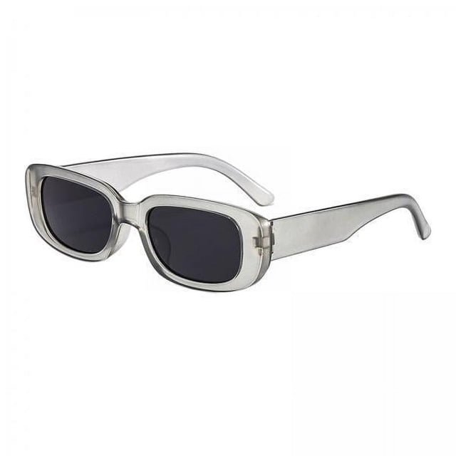 2 Gafas de Sol Rectangulares para Mujer, Gafas de Sol Gruesas, Gafas Duraderas Y Elegantes, Gafas de Sol de Estilo Vintage para Recorrido en Bicicleta 2 piezas