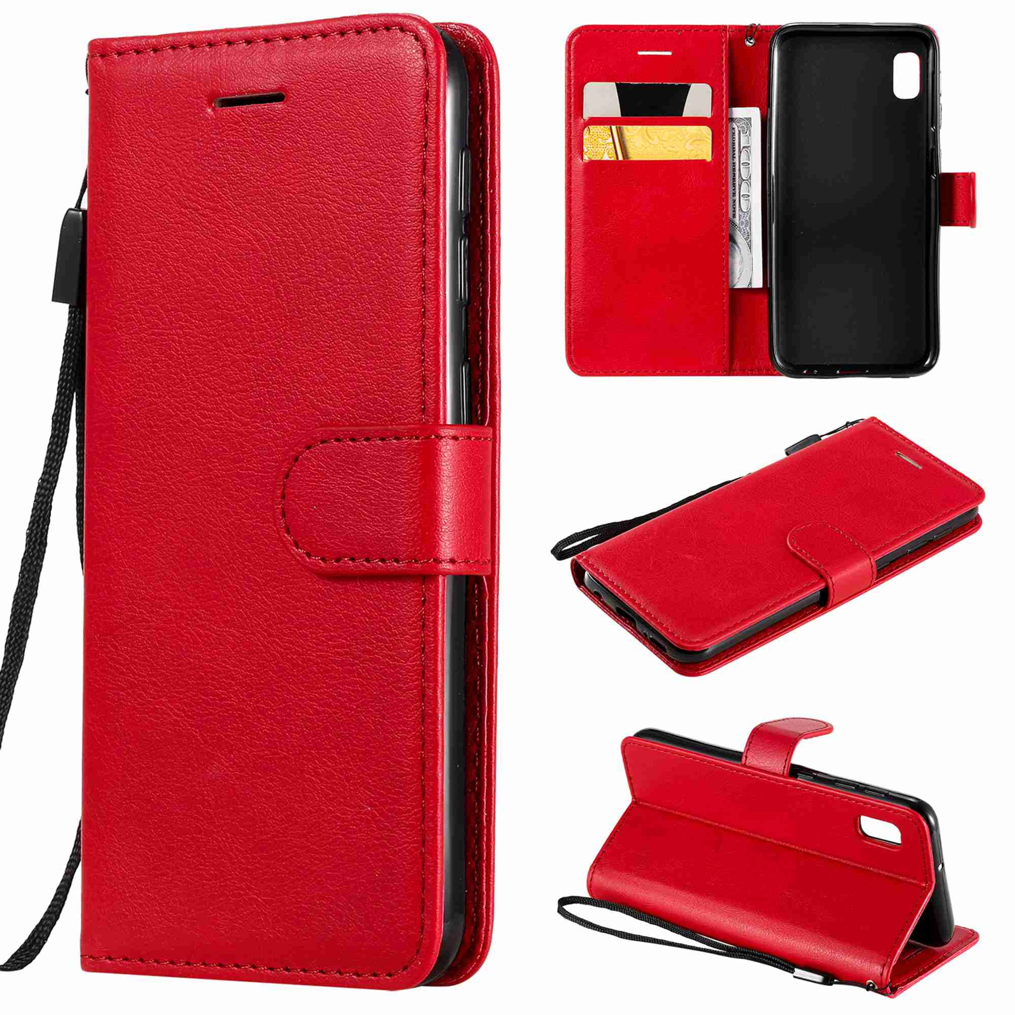 Cover for Leather Kickstand Extra-Protective Business Wallet case Card Holders Flip Cover Samsung Galaxy A70 Flip Case