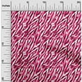 thumbnail image 1 of oneOone Viscose Jersey Magenta Fabric Animal Skin Dress Material Fabric Print Fabric By The Yard 60 Inch Wide-716, 1 of 1