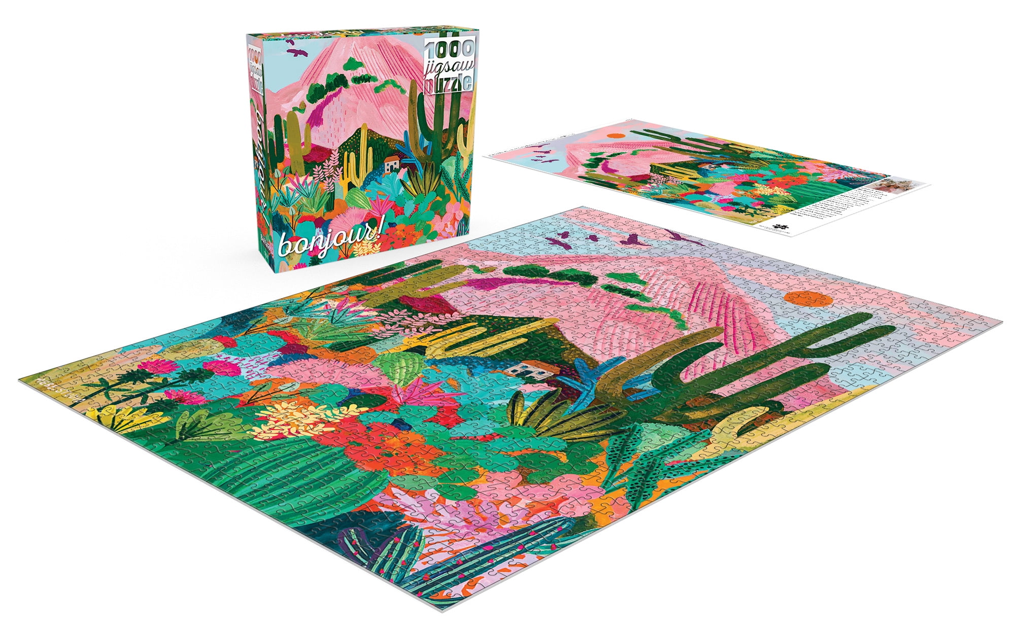 Buffalo Games 1000-Piece Cactus Mountain AZ Interlocking Jigsaw Puzzle for Adults Ages 14+