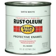 Rust-Oleum 7791730 Protective Enamel, 8-Ounce, Satin White