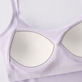 thumbnail image 5 of Built-in Bra Cami Tank Tops for Women Adjustable Shoulder Strap Sexy Crop Camisole Comfy Modal Pajamas Padded Sleepwear Yoga, 5 of 6