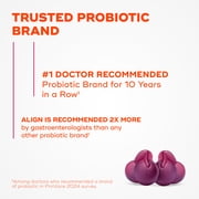 Align Womens Dualbiotic, Prebiotics and Probiotics for Women, Cranberry Flavor, 50 Gummies