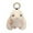 White, variant on Soft Bunny Keychain Cute Plush Long Ears Rabbit Bag Charms for Purse Handbags Backpack Fluffy Key Chain Accessories for Women Ideal for Gifts
