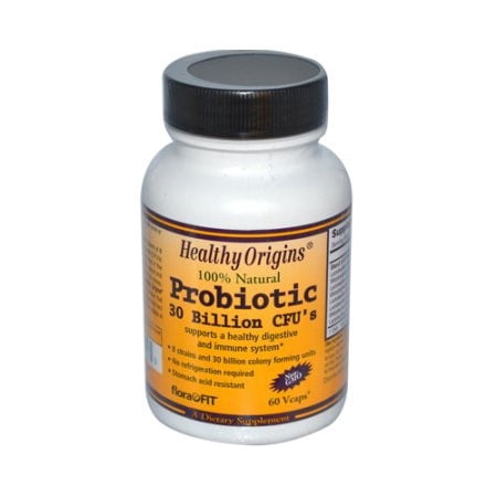 Healthy Origins Probiotiques 30 milliards de capsules végétales de UFC, 60 Ct