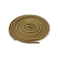 thumbnail image 1 of INSPIRE CHIC Unisex Round Rope Dual Colored Striped 1/5 Thick Boot Shoelace 150cm / 59.05" Yellow Black Brown, 1 of 4
