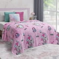 thumbnail image 2 of Cobertor Ligero Matrimonial Elefantito Meow Color Rosa Gatitos Suave Térmica, 2 of 5
