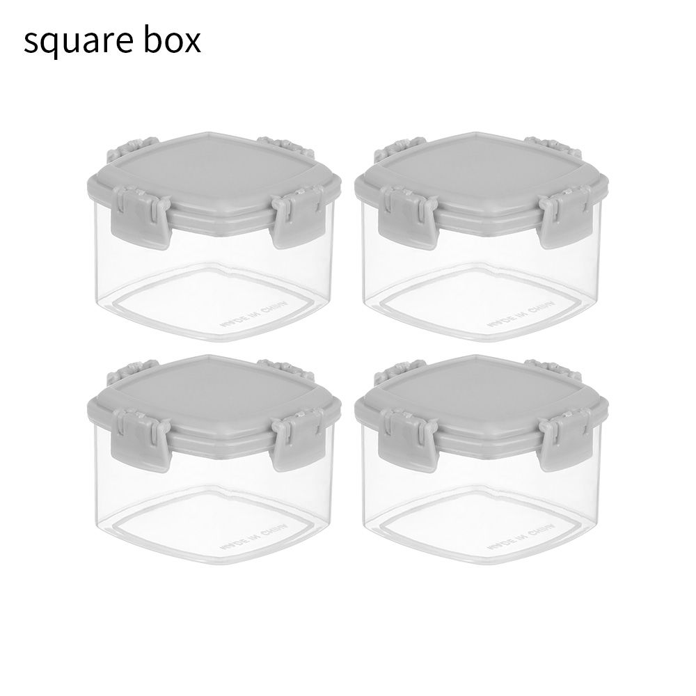 4PCS/Set Gift Picnic Supplies Transparent Easy Clean Squeeze Sauce