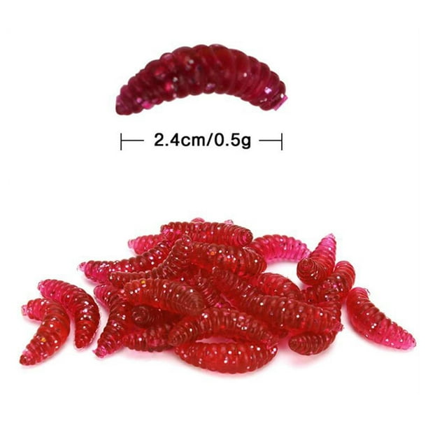 Luzkey Fresh Water Fishing , Soft Worms, Bass Fishing Worms, Soft Shad 10pcs Other 10pcs