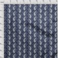 thumbnail image 3 of oneOone Polyester Lycra Fabric Floral & Paisley Block Print Fabric BTY 56 Inch Wide, 3 of 4