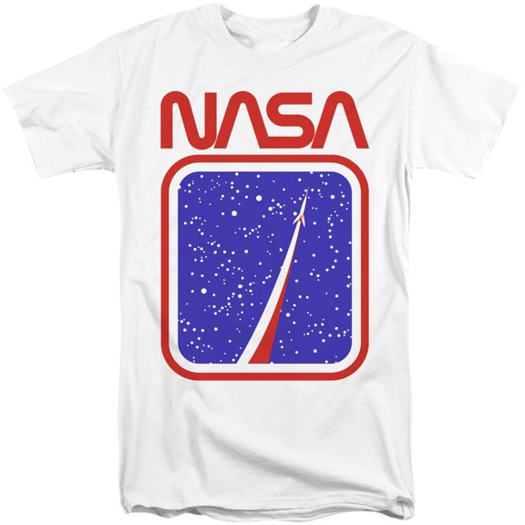 Nasa To The Stars Adult Tall T-Shirt 18/1 T-Shirt White