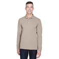 thumbnail image 1 of Harriton Men's 5.6 oz. Easy Blend™ Long-Sleeve Polo - M265L, 1 of 4
