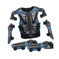 thumbnail image 5 of Dualoai Kids Motorcycle Guard Suit Comfortable Riding Guards Dirt Bike Gear for Riding Blue, 5 of 9