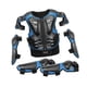 thumbnail image 5 of Traje de protección de motocicleta para niños, equipo de protección de conducción, transpirable con coderas, rodilleras para monopatín y ciclismo Azul, 5 of 8