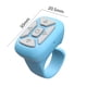 thumbnail image 2 of Controlador De Vídeo Cambio de página automático Navegación Control remoto de anillo compatible con Bluetooth (Azul), 2 of 4