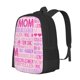 thumbnail image 1 of Fotbe Best Mom ever Mochila para Hombre y Mujer - Tela Oxford 600D Resistente - Mochila Impermeable de Gran Capacidad para Escuela, Viajes y Senderismo, 1 of 6