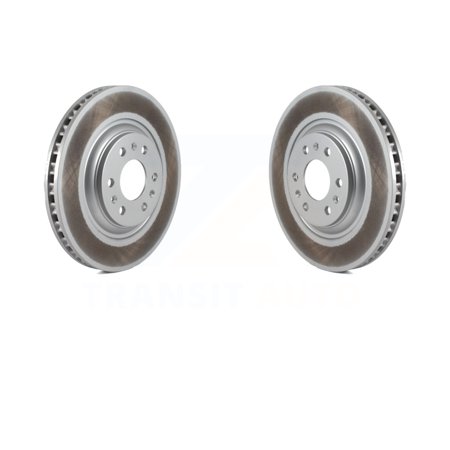 Genius Front Coated Disc Brake Rotors Pair for Car 2004-2009 Cadillac SRX KG-100034