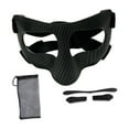 thumbnail image 1 of Protector nasal para nariz rota con correa elástica, protector facial para boxeo, ejercicio y gimnasio. Diadema negra, 1 of 8