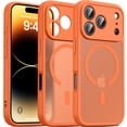 thumbnail image 1 of Funda Magnética Oterkin para iPhone 17 Pro en Naranja Mate, 1 of 6