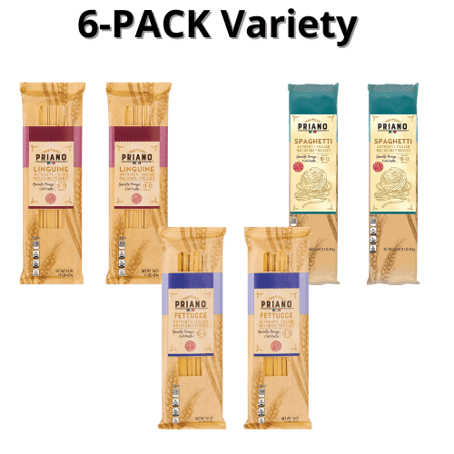 Priano 6-Pack Variety Pasta,16 oz