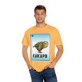 thumbnail image 4 of Humorous Kakapo Owl Parrots Card Illustration Gift | Hilarious Flightless Fowls Gag Men Women Unisex Garment-Dyed T-shirt, 4 of 4