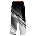 thumbnail image 6 of Bovemsi Wide Leg Pants Woman Women's Striped Design Loose Pocket Casual Travel Pants, 6 of 9