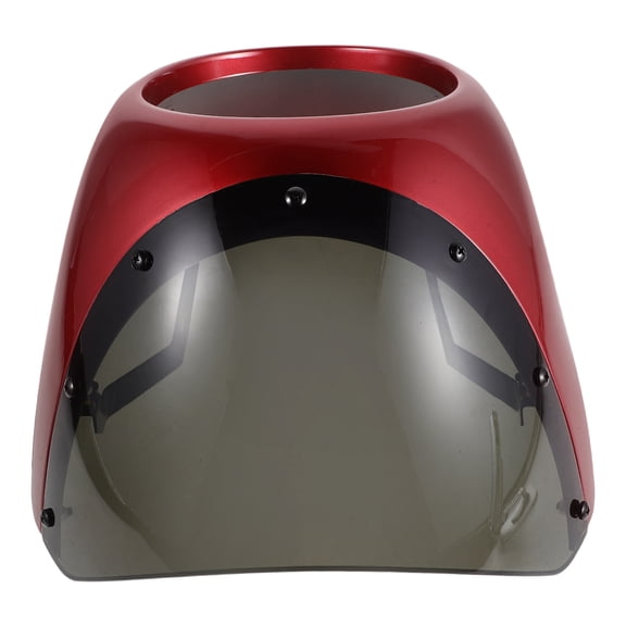 DEEPCRAFF Motorcycle Headlight Fairing with Clear Windshield Wind Deflector for Outdoor Riding