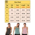thumbnail image 2 of Luxtrada Women's Vest Workout Tank Tops T-shirt Sport Gym Clothes Fitness Yoga Tank Shirt, 2 of 5