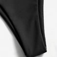 thumbnail image 5 of KOMOO Women's Bikini Swimsuit Solid Color Triangle Two Piece Swimwear Set Halter Swimsuit Bathing Suit, 5 of 7