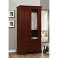 thumbnail image 2 of Pemberly Row Modern / Contemporary 2 Drawer Armoire in Cherry, 2 of 2