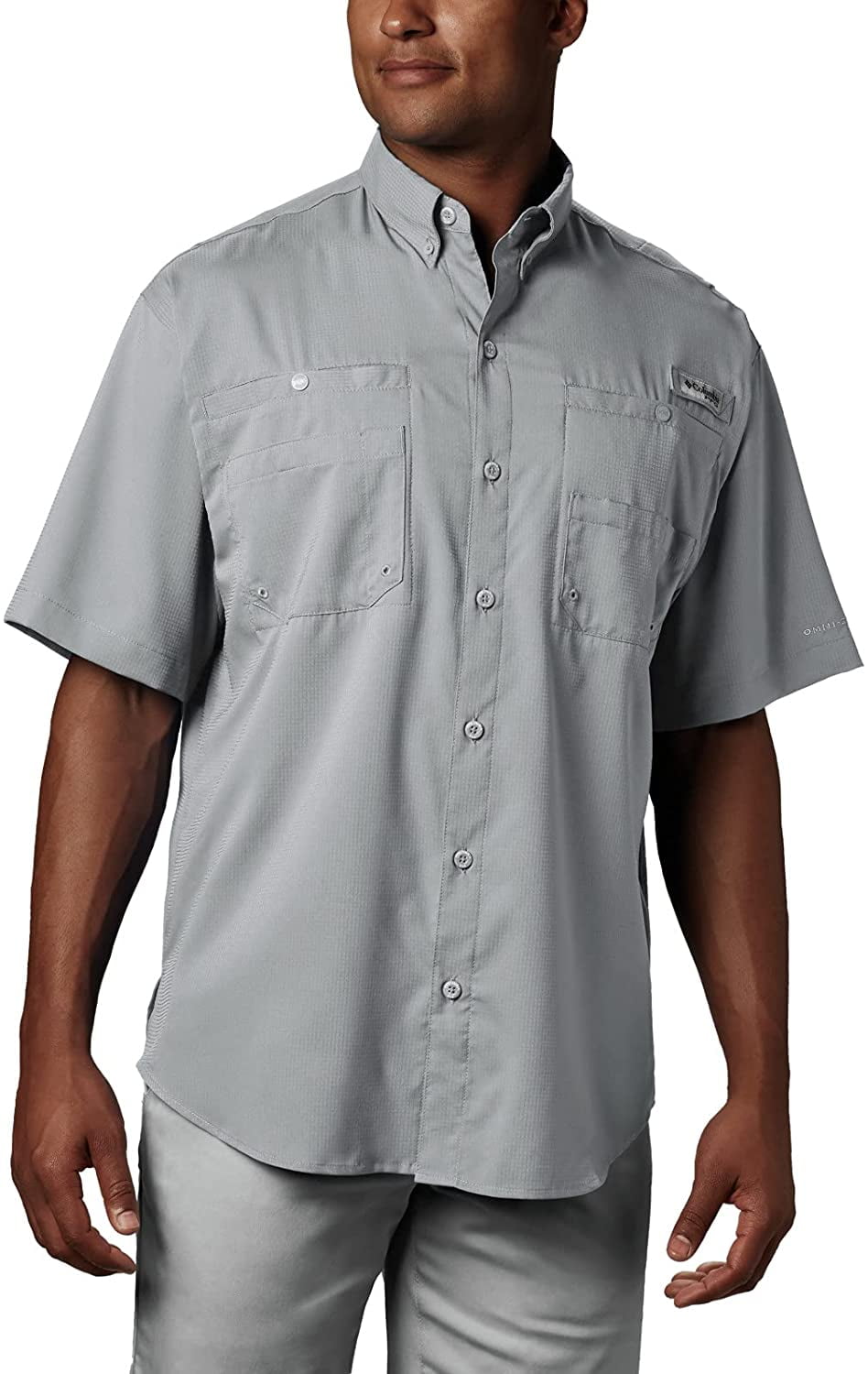 mens short sleeve fishing shirt