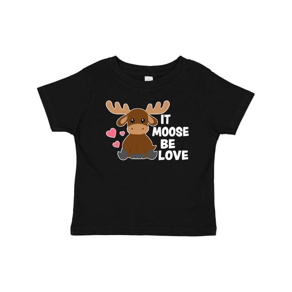 Inktastic It Moose Be Love with Cute Moose Boys or Girls Baby T-Shirt