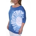 thumbnail image 3 of Women's Plus Size Tie Dye Bat Sleeve Top, 3 of 4
