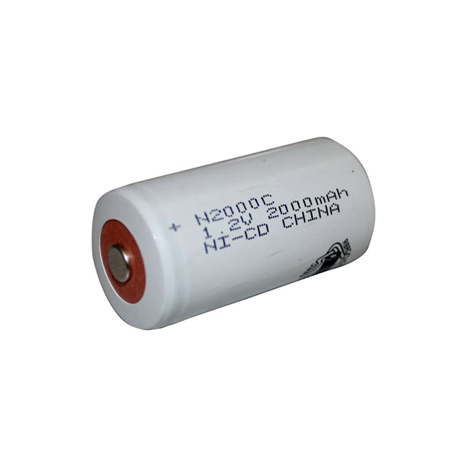 Exell SubC 1.2V 2000mAh NiCD Button Top Rechargeable Battery 