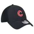 thumbnail image 3 of Men's New Era Black Chicago Cubs Team Tone 39THIRTY Flex Hat, 3 of 6