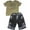 olive black, variant on Mish Mish Infant Toddler Boys Cotton Short Sleeve Tank Tee Shirts Short Sets 26672-2 (orange natural surf wave)