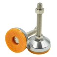 thumbnail image 1 of LC LICTOP 2 patas niveladoras ajustables antideslizantes M12 x 3.937 in, resistente, capacidad de 1760 libras, pata de tornillo nivelador de 4,56 pulgadas, pies ajustables, pie nivelador para muebles,, 1 of 3