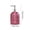 Purple, variant on HBYJLZYG Elegant Glass Pump Dispenser, 17oz Refillable Bottle for Bathroom Countertop Decor, Multi-Use for Liquid Soap, Lotion, or Cooking Oil