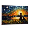 thumbnail image 5 of Bohemian Canvas Wall Art with Starry Night Van Gogh Painting Pictures Modern Abstract Landscape Artwork for Living Room Bedroom Dinning decor, 5 of 6
