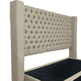thumbnail image 3 of Cama Queen Kessa Muebles Zafiro Beige, 3 of 6